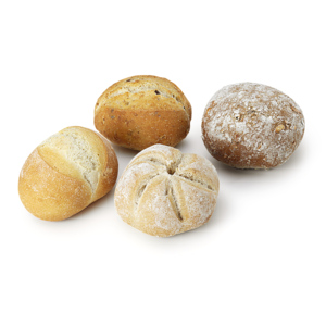 Kern & Sammet Tischbrötli, assortiert, tiefgekühlt, 4 x 25 x 32 g