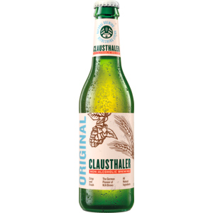 Clausthaler alkoholfrei, Glas 33 cl