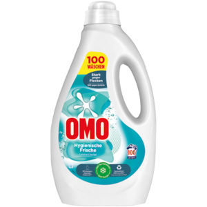 Omo Vollwaschmittel flüssig, Hygienische Frische, 100 Waschgänge