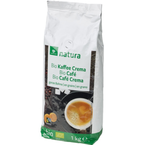 Natura Fairtrade Bio Kaffee Crema Bohnen, 1 kg