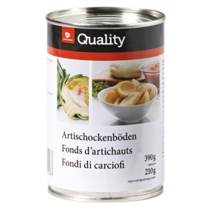 Quality Artischockenböden, 5-8 Stück, 6 x 390 g Quality Artischockenböden, 5-8 Stück, 6 x 390 g