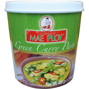 Mae Ploy Curry Paste grün, 400 g Mae Ploy Curry Paste grün, 400 g