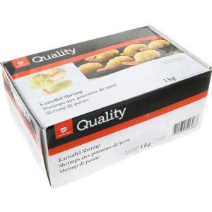 Quality ASC Kartoffel Shrimp, 22 g, tiefgekühlt, 1 kg