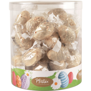 Pfister Trommel Rocheeier weiss, 40 x 30 g