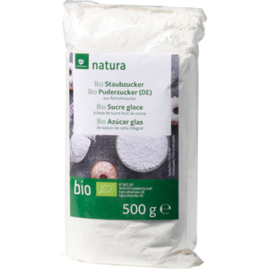 Natura Bio Staubzucker, 500 g