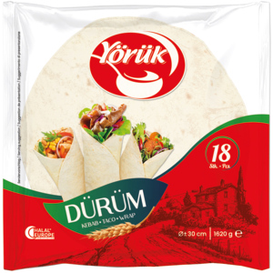 Yörük Dürüm Brot, 6 x 18 x 90 g, Ø 30 cm