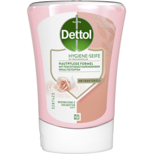 Dettol No-Touch Seife Sheabutter & Rosenessenz Nachfüller, 250 ml Dettol No-Touch Seife Sheabutter & Rosenessenz Nachfüller, 250 ml
