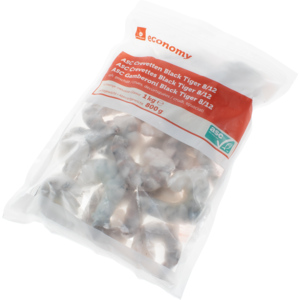 Economy ASC Crevetten Black Tiger, geschält, entdarmt, 8/12, tiefgekühlt, 1 kg Economy ASC Crevetten Black Tiger, geschält, entdarmt, 8/12, tiefgekühlt, 1 kg