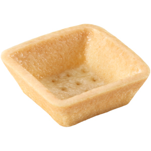 Hug Mini Dessert Tartelettes, Butter Carré, 3.8 cm, 54 Stück