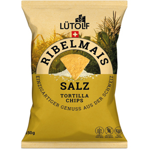 Ribelmais Tortilla Chips Salz, 12 x 150 g Ribelmais Tortilla Chips Salz, 12 x 150 g