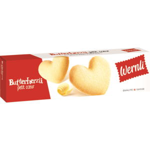 Wernli Butterherzli, 3 x 100 g