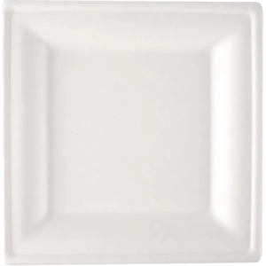 Teller aus Zuckerrohr Verive 20 x 20 cm Pack zu 50 Stück Teller aus Zuckerrohr Verive 20 x 20 cm Pack zu 50 Stück