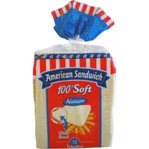 Harry's American Sandwich Toast nature ohne Rand, 500 g