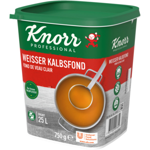 Knorr Professional Weisser Kalbs Fond instantlöslich, 750 g Knorr Professional Weisser Kalbs Fond instantlöslich, 750 g