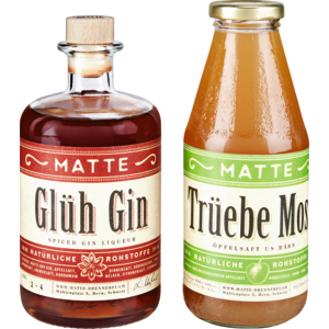 Berner Matte Glüh Gin Kit 20%, 2x50cl Berner Matte Glüh Gin Kit 20%, 2x50cl
