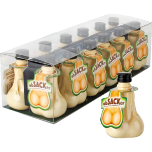 Absacker Haselnusslikör 20% Vol., 12 x 20 ml