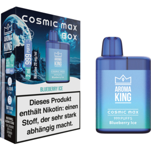 Aroma King 999 Cosmic Max Box Blueberry Ice 20mg Aroma King 999 Cosmic Max Box Blueberry Ice 20mg