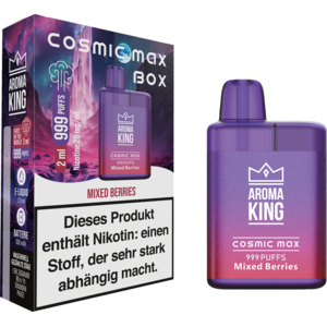 Aroma King 999 Cosmic Max Box Mixed Berries 20mg Aroma King 999 Cosmic Max Box Mixed Berries 20mg