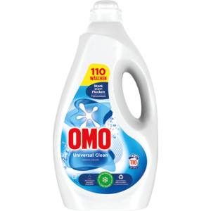 In/Out Omo Vollwaschmittel Universal Clean, flüssig, 110 WG