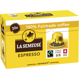 La Semeuse Espresso Fairtrade Kapseln, 33 Portionen La Semeuse Espresso Fairtrade Kapseln, 33 Portionen
