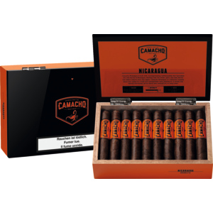 Camacho Nicaragua Rob Ce 20'S, Kiste zu 20 Zigarren Camacho Nicaragua Rob Ce 20'S, Kiste zu 20 Zigarren