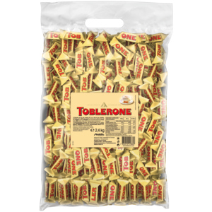 Toblerone Tiny Milch, 300 Stück, 2 x 2,4 kg Toblerone Tiny Milch, 300 Stück, 2 x 2,4 kg