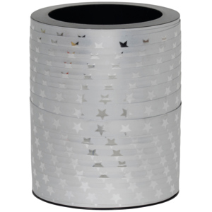 Polyband Xmas silber, 10 mm x 150 m