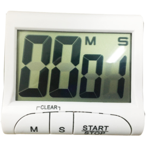 Timer, mit grossem Display, weiss
