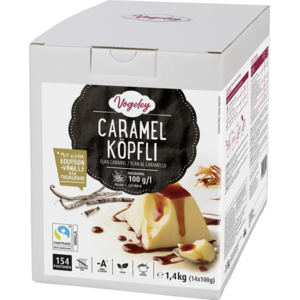 Vogeley Fairtrade, Max Havelaar, Caramelköpfli, 14 x 100 g