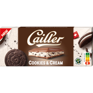 Cailler Filled Cookie Cream, 3 x 96 g