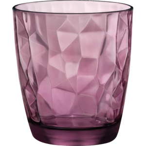 Rocco Bormioli Diamond Whiskybecher, purple, 30 cl, Pack zu 3 Stück Rocco Bormioli Diamond Whiskybecher, purple, 30 cl, Pack zu 3 Stück