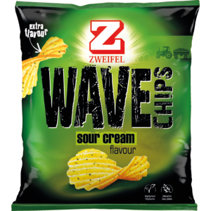 Zweifel Wave Chips Sour Cream, 120 g