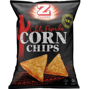 Zweifel Corn Chips Paprika, 125 g Zweifel Corn Chips Paprika, 125 g