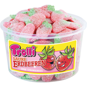 Trolli Saure Erdbeeren, 150 Stück Trolli Saure Erdbeeren, 150 Stück