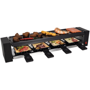 Raclettegerät "Quattro" schwarz, 800 W, für 4 Personen