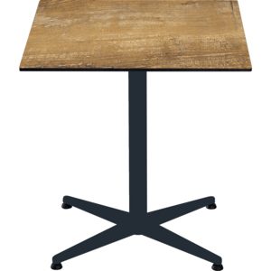 Cherry Wood HPL Tisch 70 x 70 cm schwarz