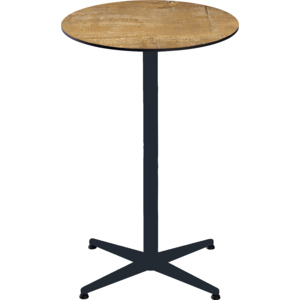Cherry Wood HPL Hochtisch ⌀ 70 cm, Höhe 109 cm schwarz Cherry Wood HPL Hochtisch ⌀ 70 cm, Höhe 109 cm schwarz