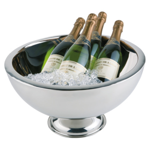 APS Wein-Sektkühler inox poliert 44 cm x H 24 cm APS Wein-Sektkühler inox poliert 44 cm x H 24 cm