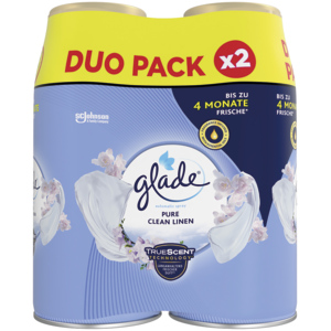 Glade Automatic Spray Pure Linen, Refill, 2 x 269 ml Glade Automatic Spray Pure Linen, Refill, 2 x 269 ml