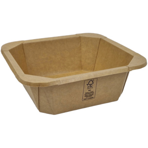 Quality Schalen eckig 750 ml, Karton zu 6 x 50 Stück