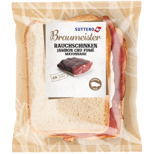 Sandwich Zopf Rohschinken, 155 g Sandwich Zopf Rohschinken, 155 g