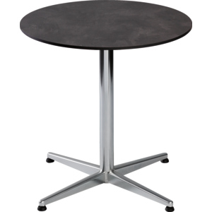 Dark Slate HPL Tisch ⌀ 70 cm
