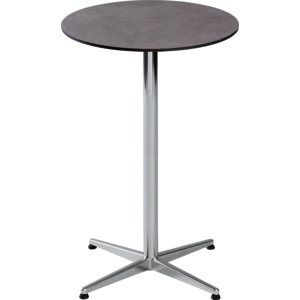 Industrial HPL Hochtisch ⌀ 70 cm, Höhe 109 cm