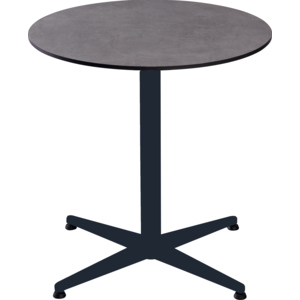 Industrial HPL Tisch ⌀ 70 cm schwarz