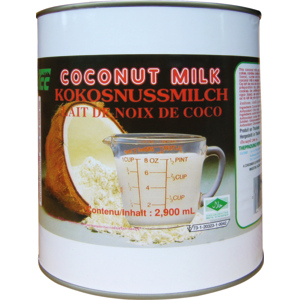 TCC Kokosnussmilch ungezuckert, Dose zu 2,9 l TCC Kokosnussmilch ungezuckert, Dose zu 2,9 l