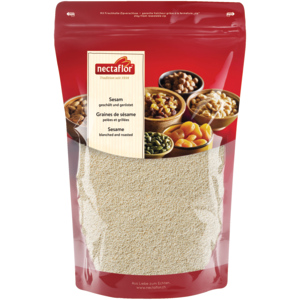 Nectaflor Sesam geröstet, geschält, 750 g Nectaflor Sesam geröstet, geschält, 750 g