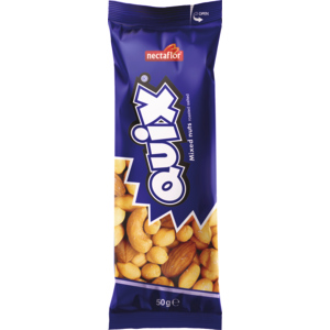 Nectaflor Quix Mixed Nuts Beutel, 25 x 50 g Nectaflor Quix Mixed Nuts Beutel, 25 x 50 g