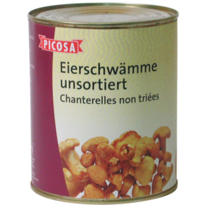 Picosa Gallinacci non selezionati, 6 x 800 g