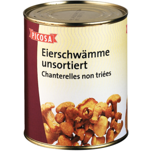 Picosa Eierschwämme unsortiert, 800 g Picosa Eierschwämme unsortiert, 800 g