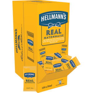 Hellmann's Real Mayonnaise Portionen, 120 x 20 ml